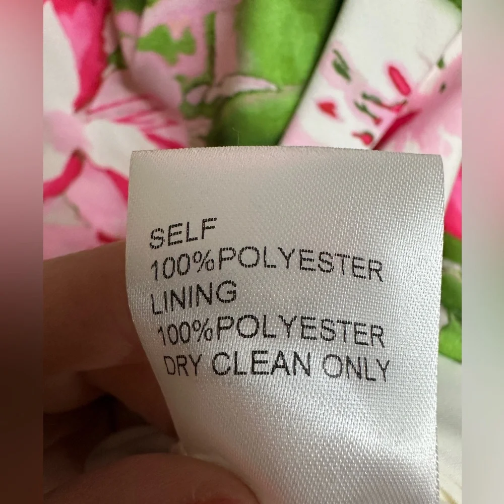 Tadashi Shoji  Floral Summer  Party Cocktail Tropical Midi Dress Size Medium - Picture 15 of 15